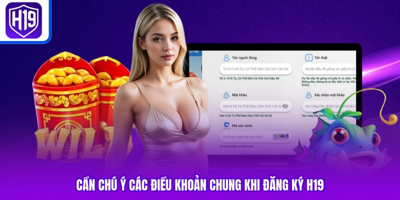 Cần chú ý các điều khoản chung khi đăng ký H19
