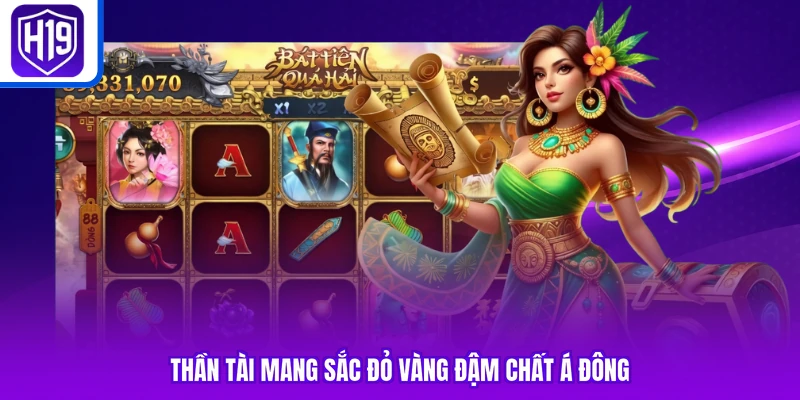 Thần Tài mang sắc đỏ vàng đậm chất Á Đông